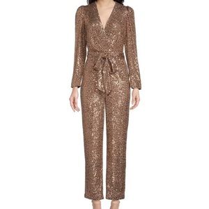 Rose Gold Sequins Jumpsuit